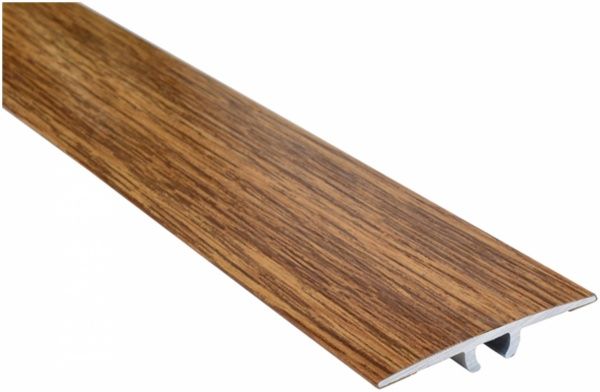 Порожек алюминиевый лестничный Olvis скрытый крепеж 33x900 мм дуб светлый 