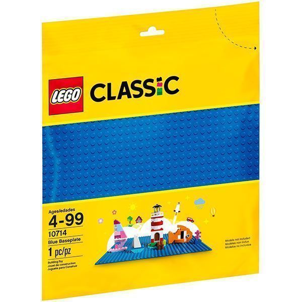 Конструктор LEGO Classic Базовая пластина синего цвета 10714