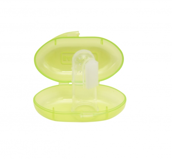 Дитяча зубна щітка Baby Team з контейнером в асортименті