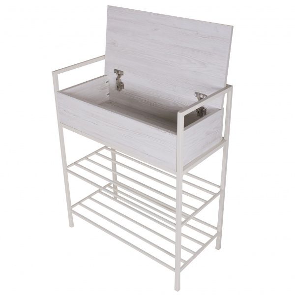 Подставка для обуви Метал Арт Лаос 350x700x830 мм / белый 