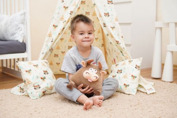 М'яка іграшка Same Toy Корова/Бик (коричневий) 16 см X1656/16A