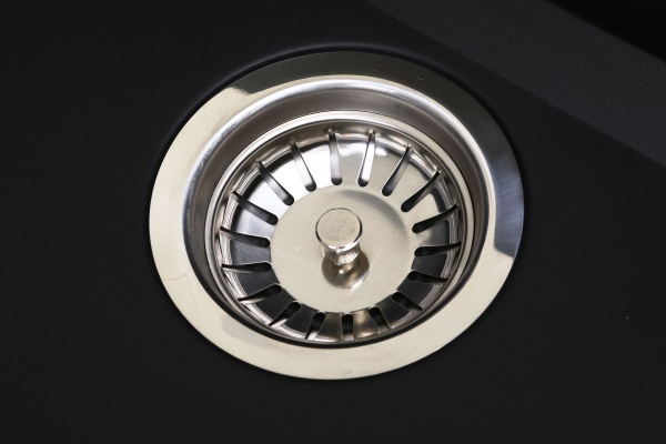 Мийка для кухні ScandiSPA Straight 780 чорна з сифоном 