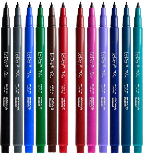 Маркер Marvy кисть LePen Flex 4800106 фиолетовый 