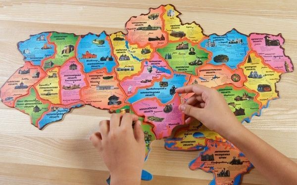 Пазлы Uteria Историческая карта Украины
