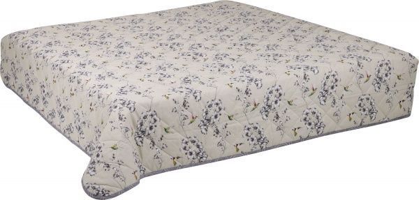 Покрывало 140x220 см Zastelli серый 