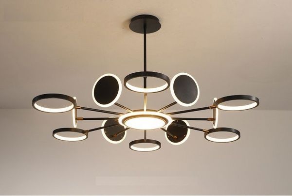 Люстра світлодіодна Altalusse INL-5122P-76 76 Вт чорний 