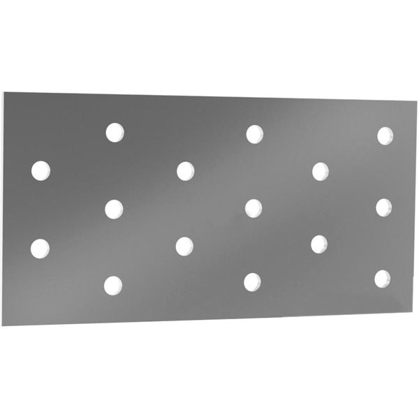 Пластина перфорована 60x140x2мм 