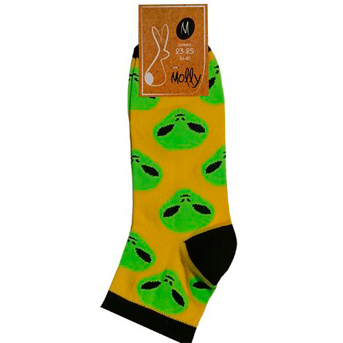 Носки женские Молли НЛО р. 23-25 желтый 1 пар 