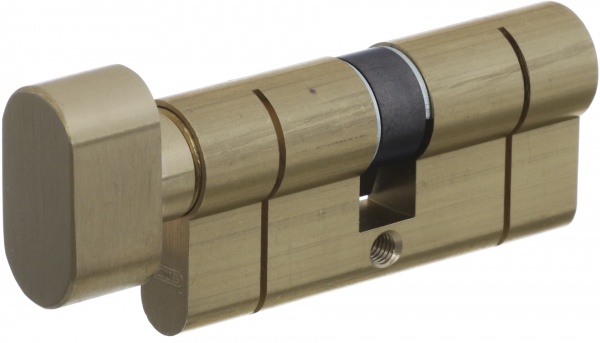 Цилиндр Abus KD6PS 35x35 ключ-вороток 70 мм матовая латунь