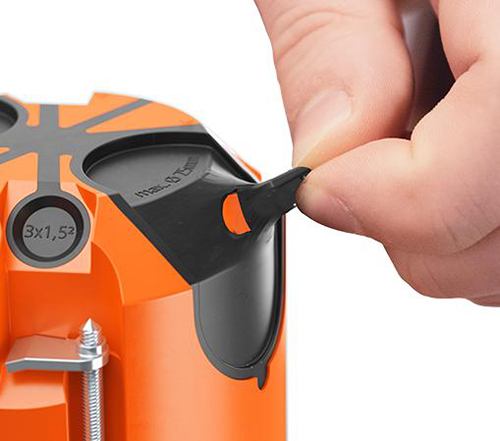 Коробка монтажна Kaiser для г/к герметична самозатухаючий ПВХ 9263-22 