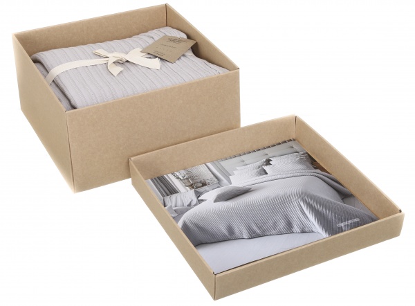 Покривало Macao 230x270 см Antonio Pereira світло-сірий 