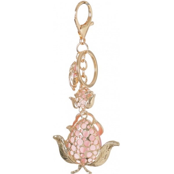 Брелок для рюкзаков Nota Bene Розовая роза 14,5х5 см