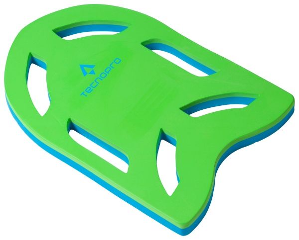 Доска для плавания TECNOPRO 289420-900545 KICKBOARD салатовый р. OS 