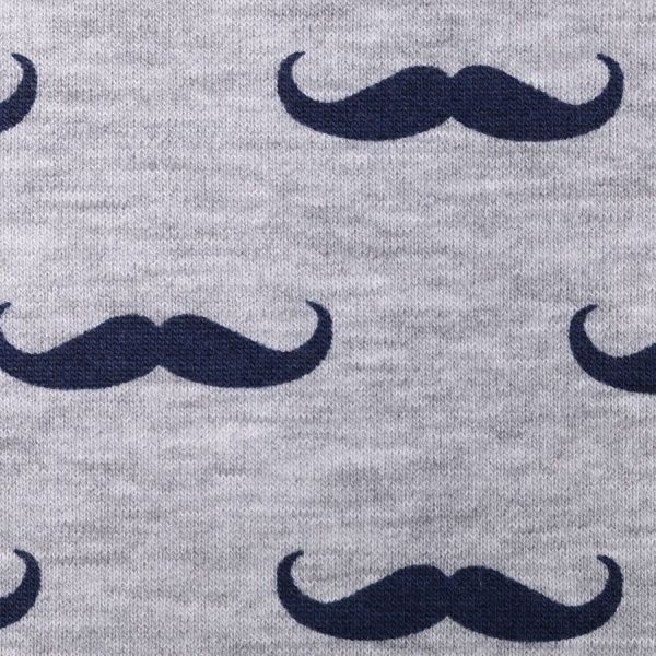 Джемпер Фламинго Усы р.128 серый/синий 