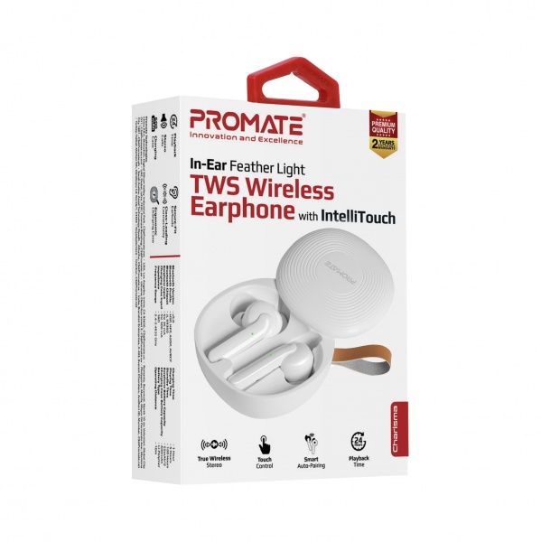 Навушники Promate Charisma Bluetooth 5 white (charisma.white) 