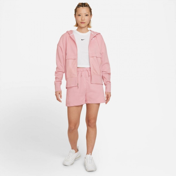 Шорты Nike W NSW AIR SHORT FLC HR DC5298-630 р. L светло-розовый