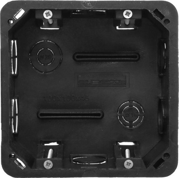 Коробка розподільча з кришкою E.NEXT пластик s027031