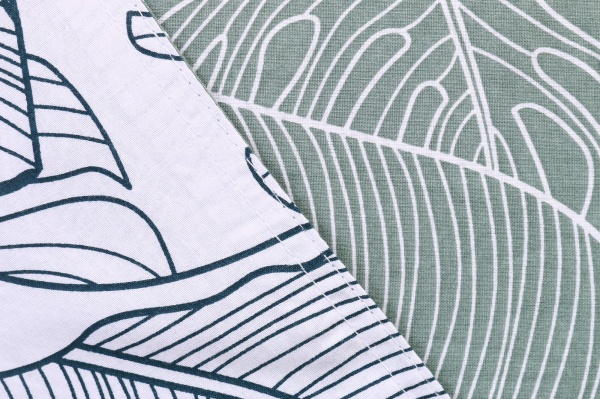 Комплект постільної білизни Laval 2.0 зелений із білим Today 