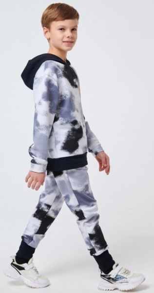 Комплект Smil 2 предмети для хлопчика Малюнок р.140 сірий 117344 