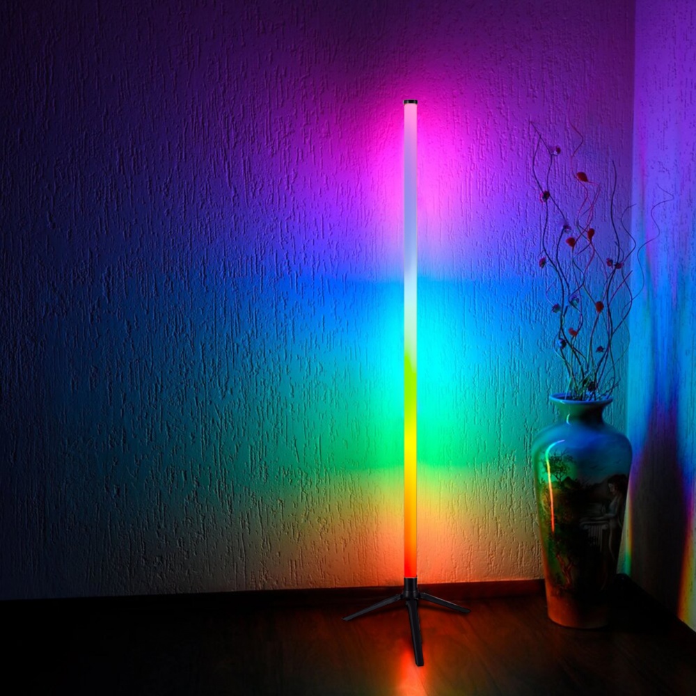 Торшер Eurolamp без цоколя зеленый LED-FLD-10W(RGB)W