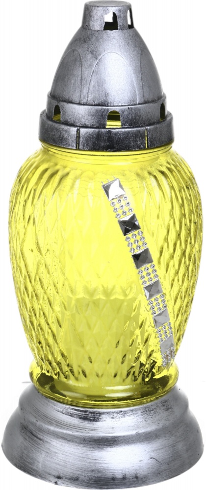 Лампада Pako-If стеклянная цветная LS 551 в ассортименте 23х9см