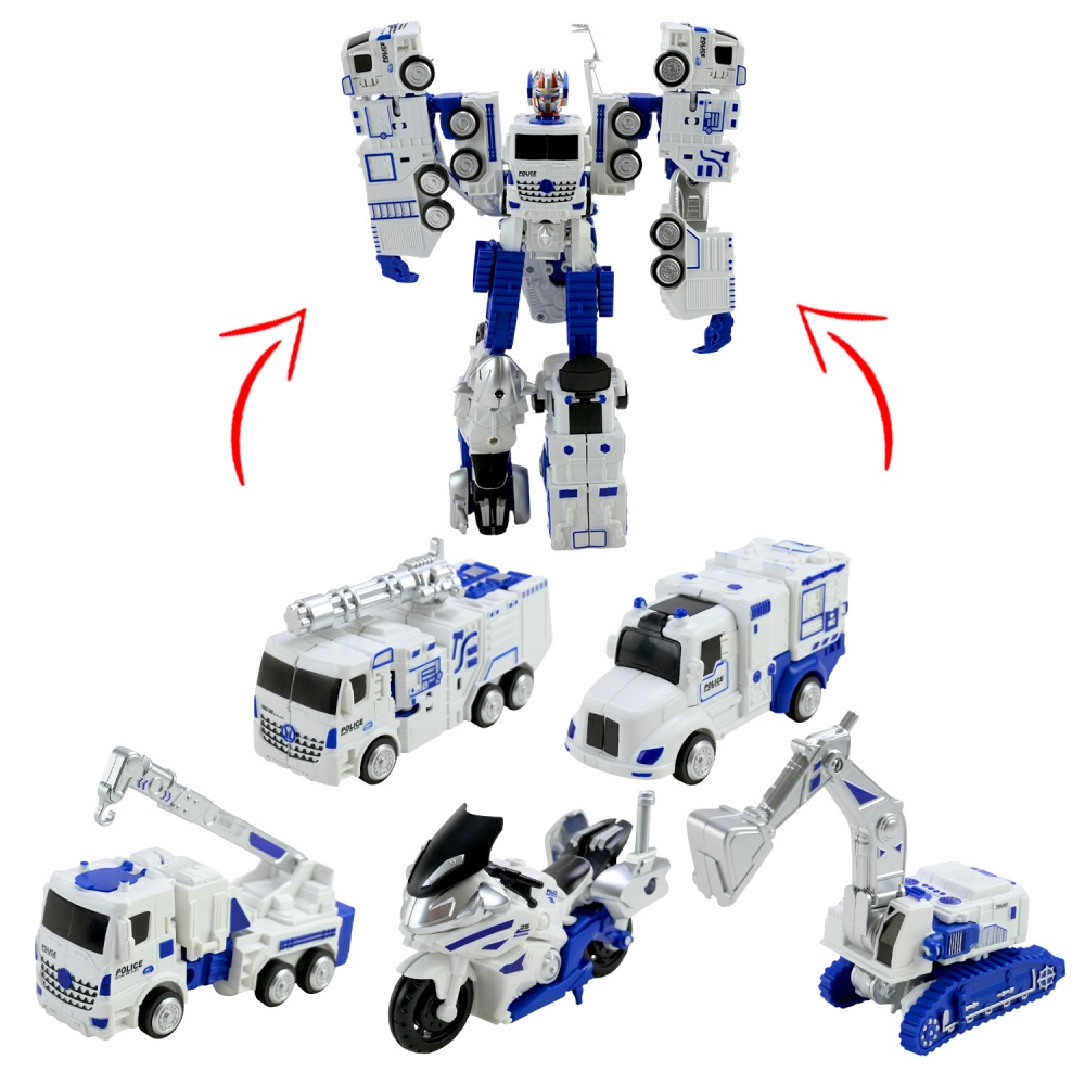 Робот-трансформер Shantou Полицейский 5 в 1 788-95Y