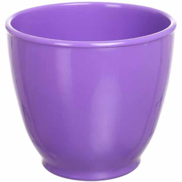 Горщик керамічний Оріана-Запоріжкераміка Кедр №3 глянець круглий 1,6 л бузковий