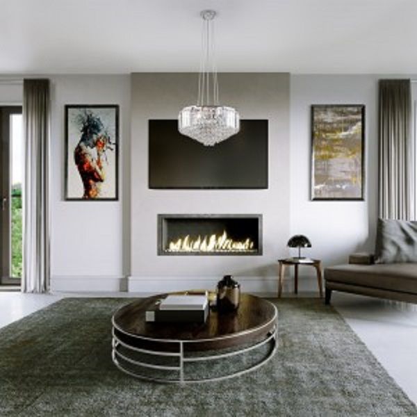 Люстра подвесная Strotskis Torreta 5x60 Вт E14 хром 10105/5 