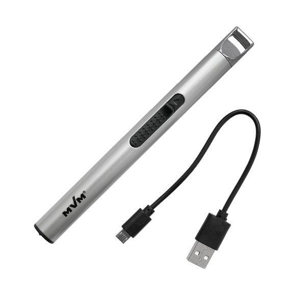 Зажигалка бытовая MVM электроимпульсная с USB LB-02 MC