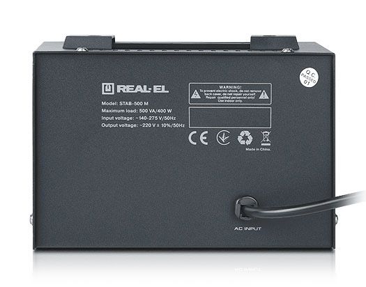 Стабилизатор напряжения Real-el STAB-500 М