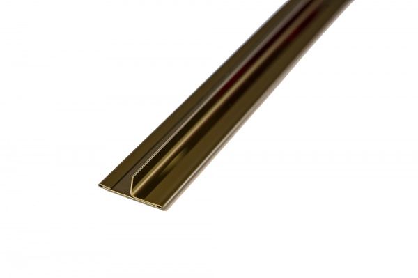 Профиль Т-образный нержавеющая сталь 25 мм 2,7 м золото глянец 