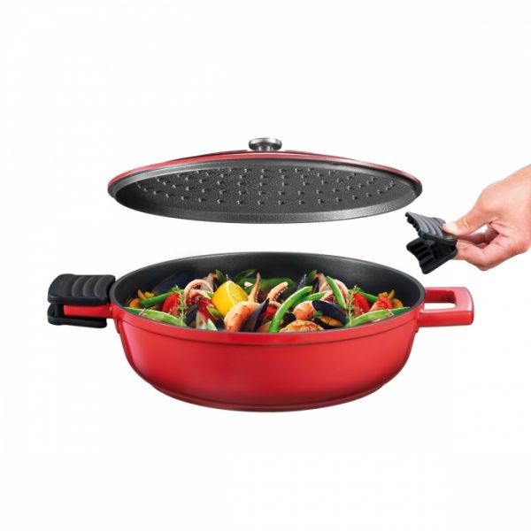 Сотейник с двумя ручками и крышкой Bordeaux 28 см 780438 Tescoma