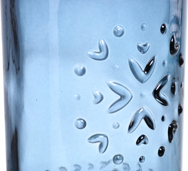 Ваза стеклянная голубовато-серый ALPINE San Miguel