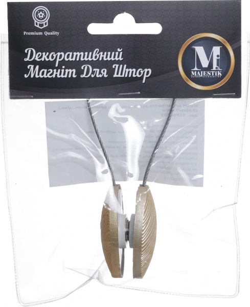 Магнит для штор MG-253 матовое золото