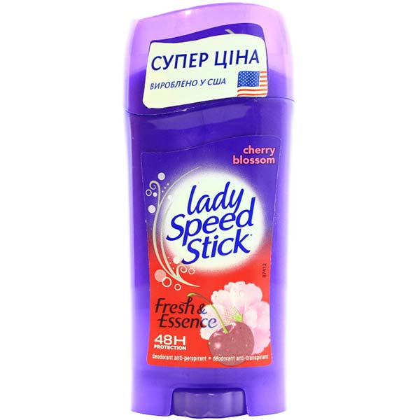 Дезодорант стик Lady Speed Stick Fresh & Essence Цветок Вишни 45 г + 45 %