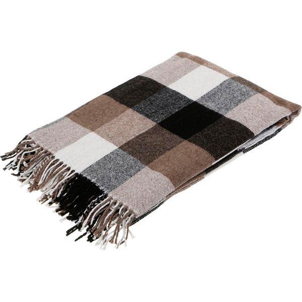 Плед шерстяной Фреска 140x200 см бежевый Вултекс-С 