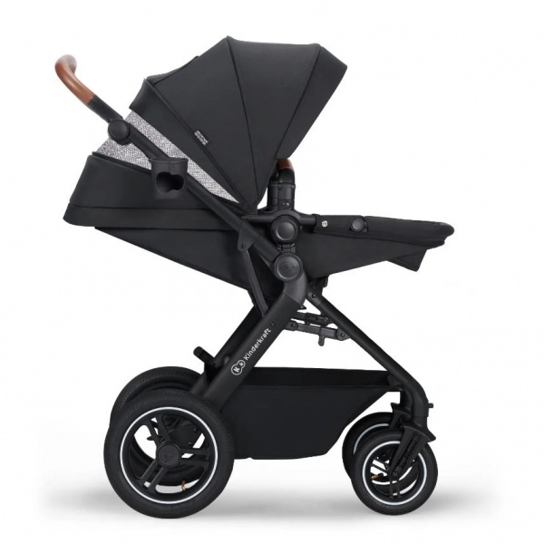 Коляска 3 в 1 Kinderkraft B-Tour Deep Black KSBTOU00BLK3000 