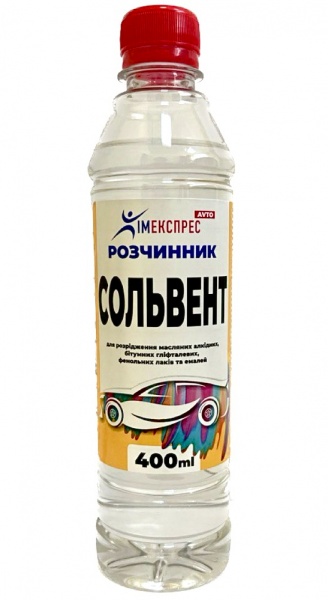 Растворитель сольвент Химекспрес 0,4 л 0,312 кг