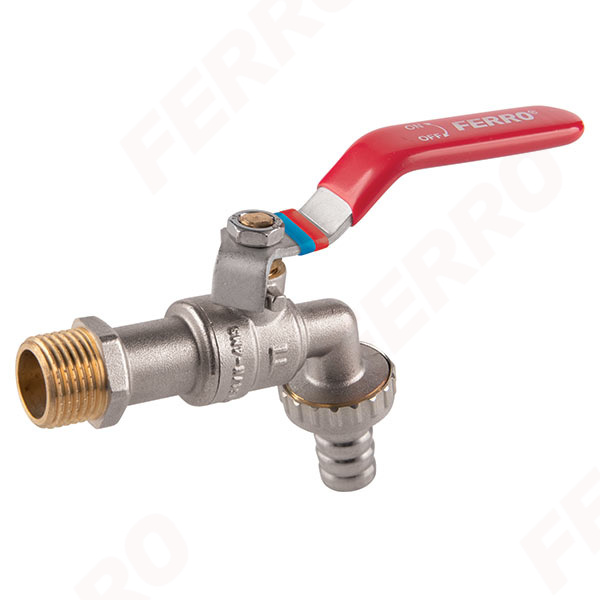 Кран кульовий Ferro F-Comfort водорозбірний 10 бар 100˚ зн ¾