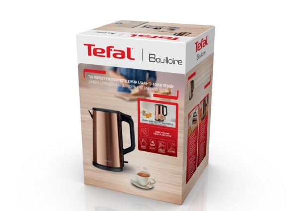 Электрочайник Tefal DOUBLE LAYER SS KI583C10 