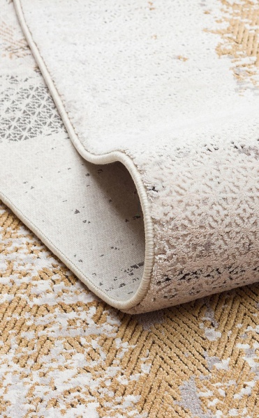 Килим Ekohali Milano MLN 01 Silver Gold 200x300 см 