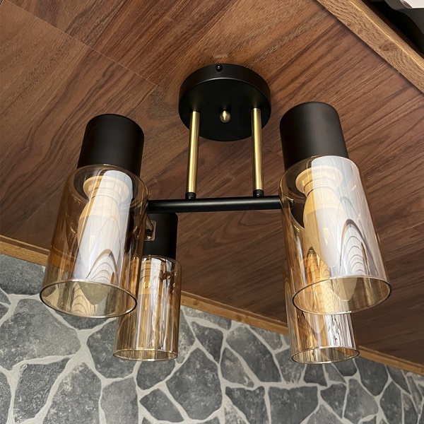 Люстра потолочная Blitz 4x40 Вт E14 черный 8220-44 