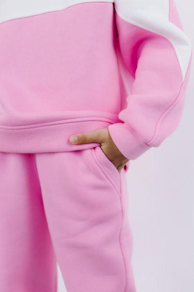 Спортивный костюм Obzor р.116 розовый с белым 872 