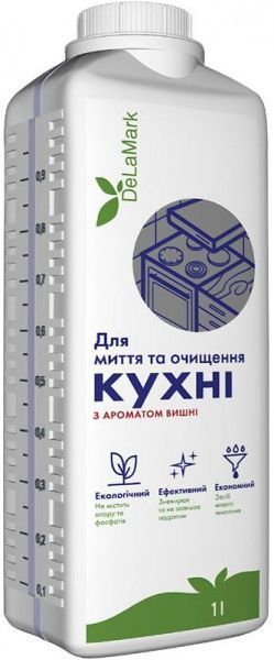 Миючий засіб DeLaMark універсальний з ароматом вишні 1 л