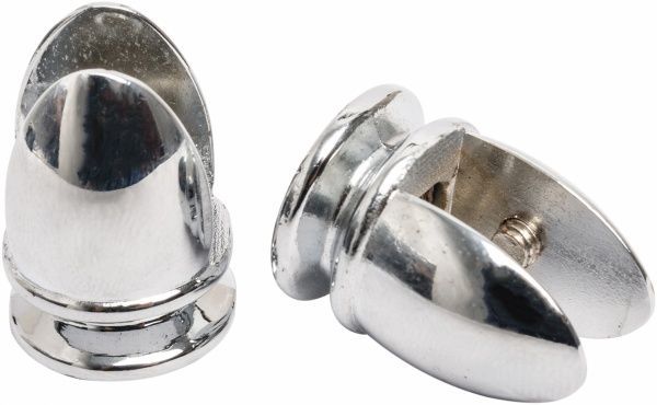 Держатель для полок  пеликан 5-8 мм хром 2 шт.