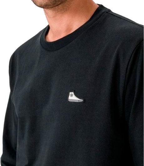 Футболка Converse CONVERSE CT SNEAKER PATCH LS TEE 10020536-001 2XL чорний