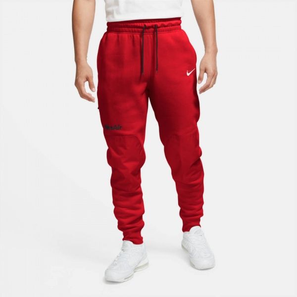 Брюки Nike M NSW AIR PANT FLC CU4141-657 р. L красный
