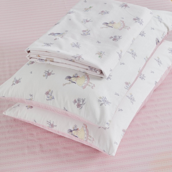 Комплект постельного белья Thumbelina 1,5 бело-розовый La Nuit 