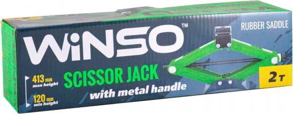 Домкрат механічний ромбічний WINSO 122100 2 т