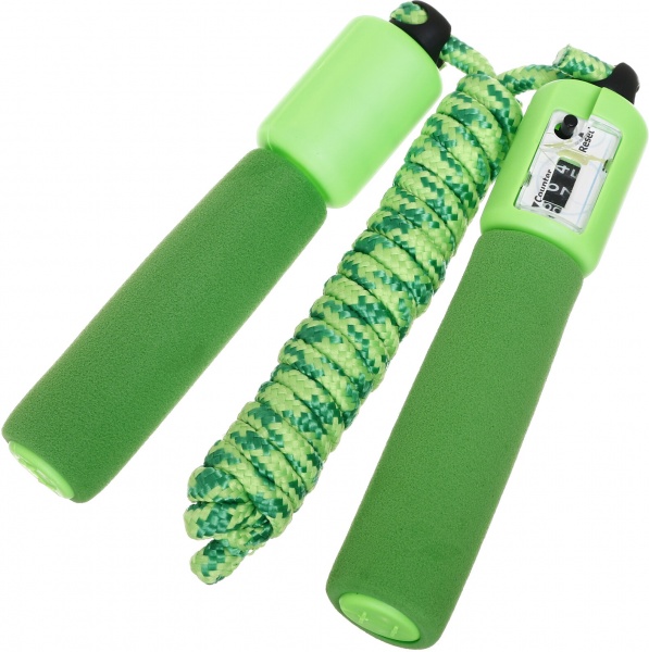 Скакалка MaxxPro kids з лічильником 210 см гумові ручки в асортименті MX0306455